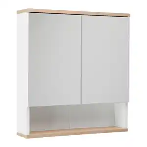 Spiegelschrank Yasmin ca. 60x65 cm Weiß, Weiß