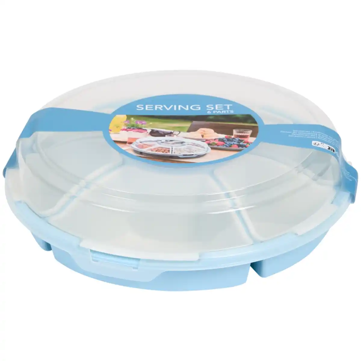 Bild 4 von Runde Snackbox mit Fächern