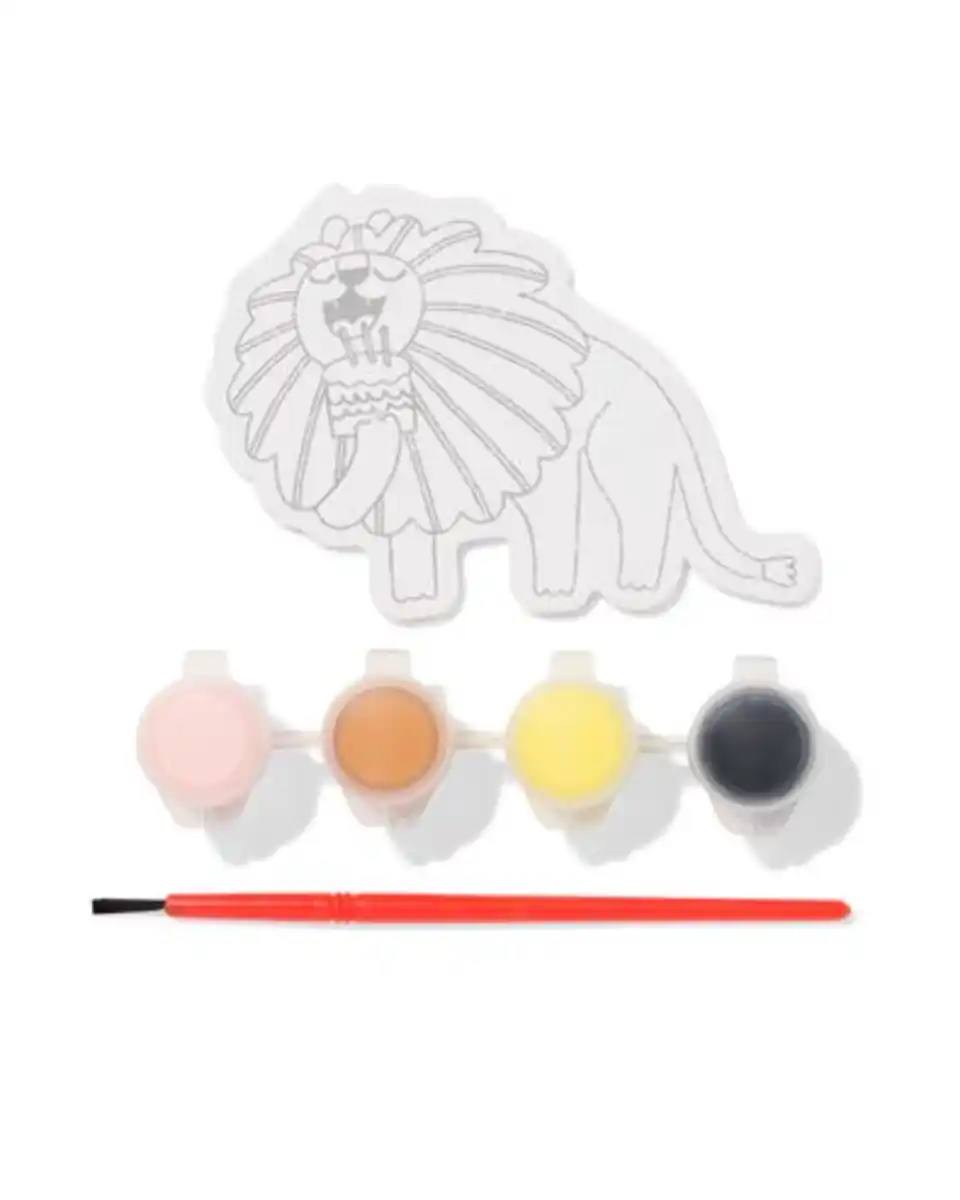 Bild 2 von Canvas-Malset Partylöwe