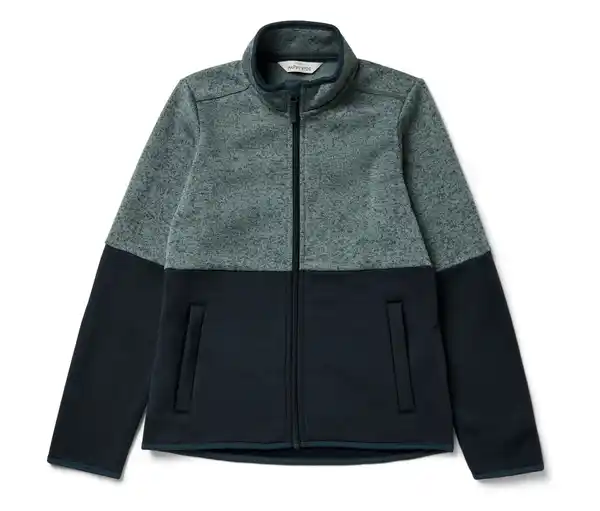 Bild 1 von Kinder-Hybrid-Strickfleecejacke
