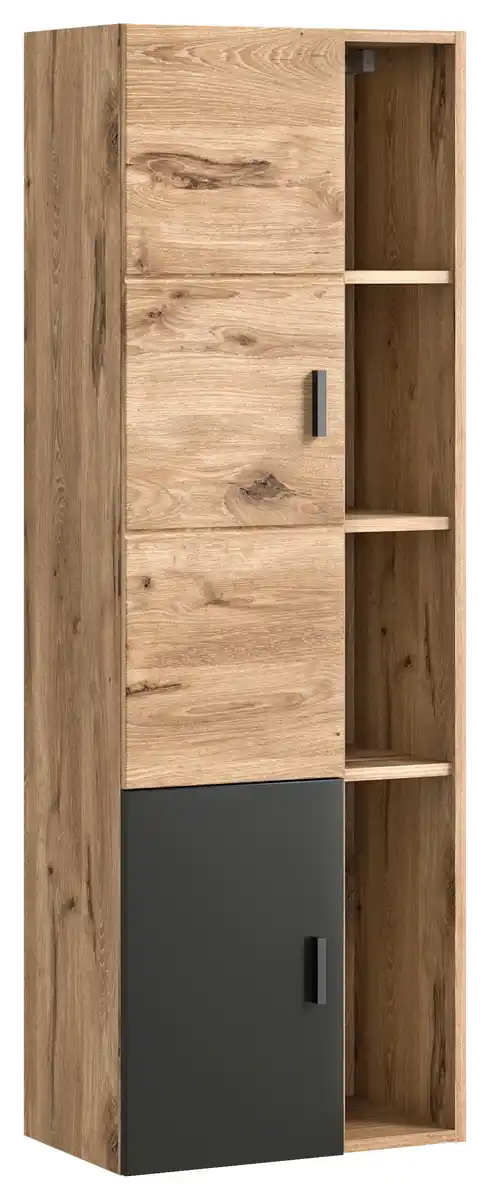 Bild 1 von Midischrank Grado ca. 48x144 cm Eiche/Grau, Eichefarben