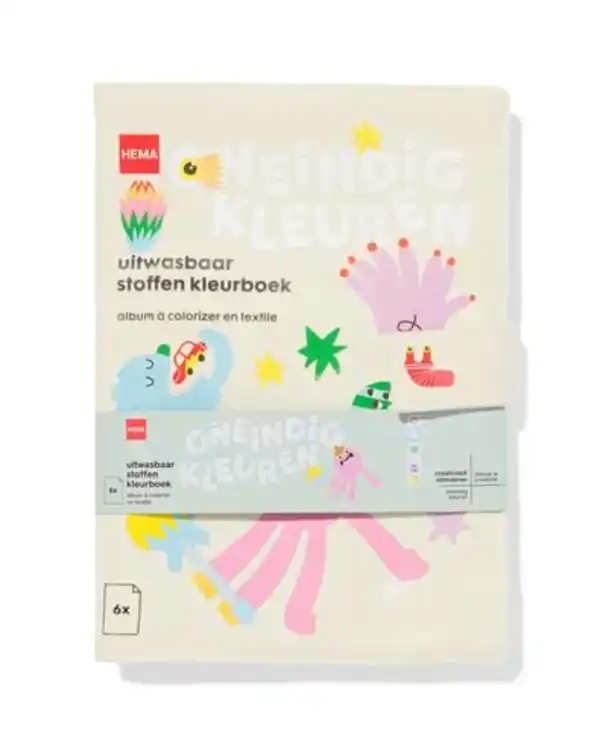 Bild 1 von abwaschbares Stoff-Malbuch