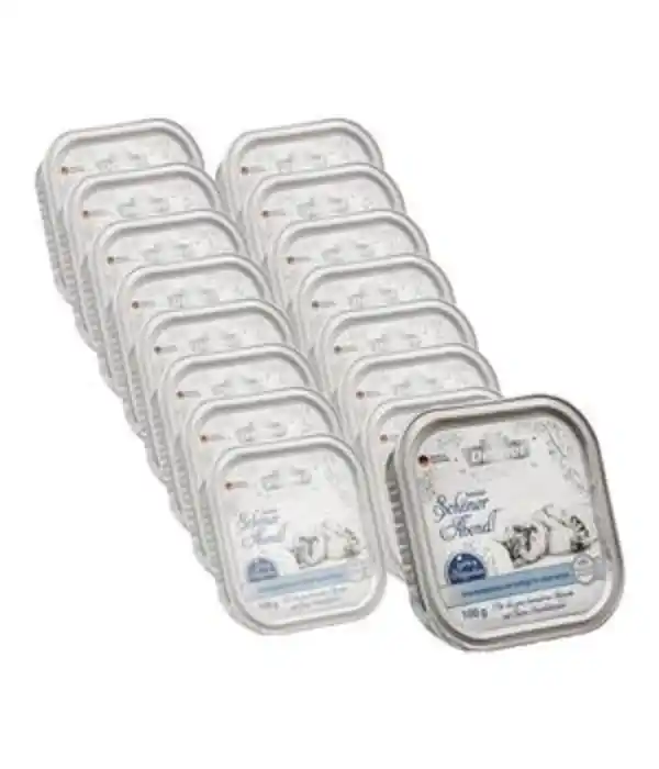 Bild 1 von Dehner Premium Lovely Nassfutter für Katzen Senior Schöner Abend, 16 x 100 g