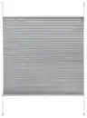 Bild 1 von Plissee Solid Crash Silber ca. 80x130cm, Grau