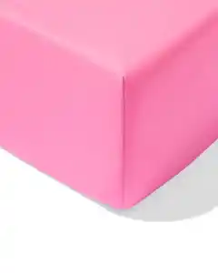 Spannbettlaken 180x200 cm weiche Baumwolle pink