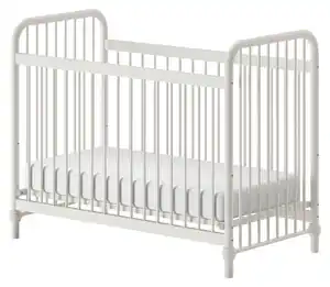 Gitterbett Bronxx ca. 60x120 cm Weiß Matt, Weiß