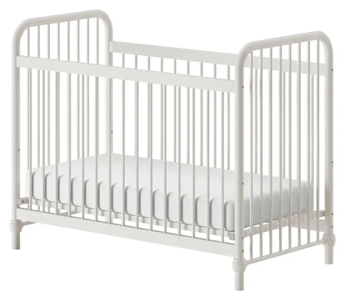 Bild 1 von Gitterbett Bronxx ca. 60x120 cm Weiß Matt, Weiß