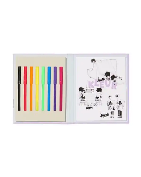 Bild 2 von Takkie und Siepie Malbuch mit 8 Stiften