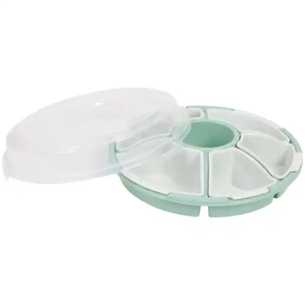 Bild 2 von Runde Snackbox mit Fächern