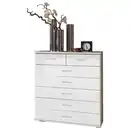 Bild 1 von Xora Kommode, Weiß, Kunststoff, 7 Schubladen, 91x103x40 cm, BQ - Bündnis für Qualität, Made in Germany, DIN EN ISO 9001, Typenauswahl, Beimöbel erhältlich, Wohnzimmer, Kommoden & Sideboards, Ko