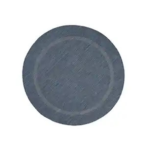 Flachwebeteppich Relax Blau Ø ca. 200cm, Blau