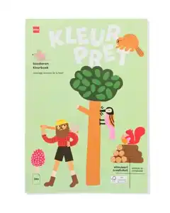 A4-Malbuch Waldtiere