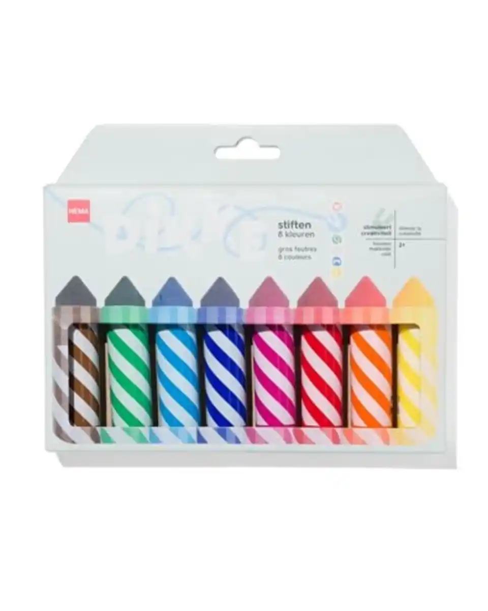 Bild 1 von 8er-Pack dicke Fasermaler