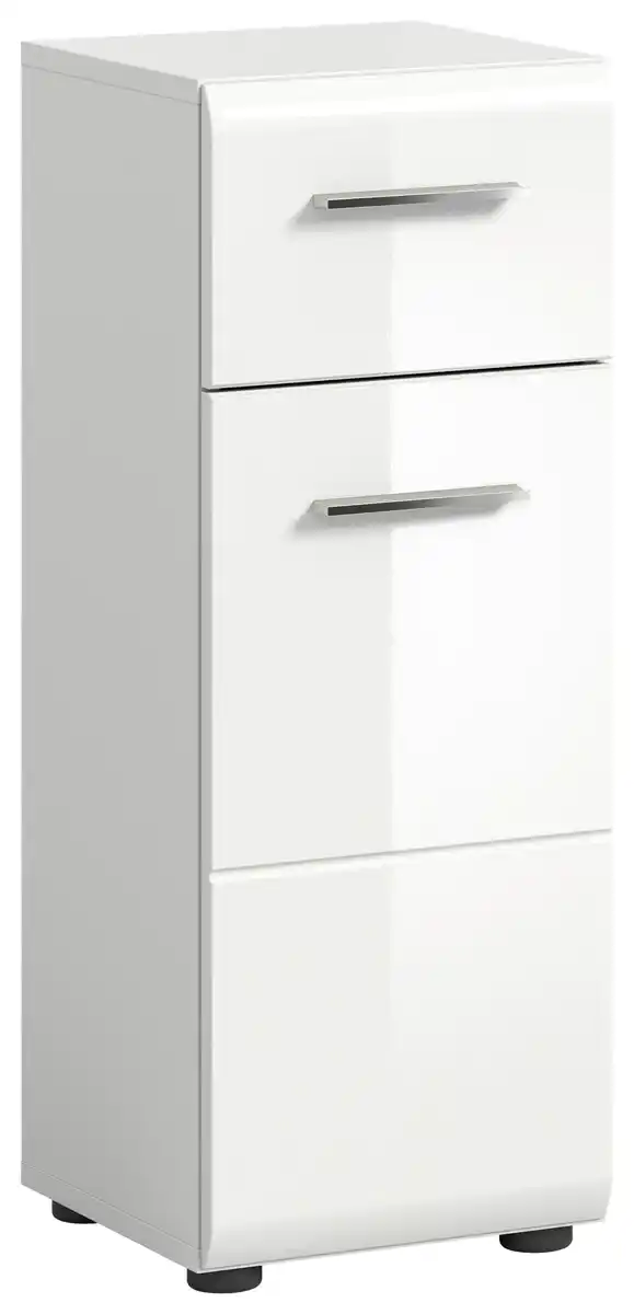 Bild 1 von Unterschrank Ice ca. 30x80x30 cm Weiß hochgl., Weiß Hochglanz