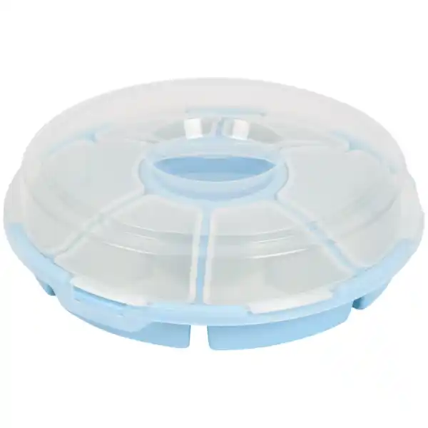 Bild 3 von Runde Snackbox mit Fächern