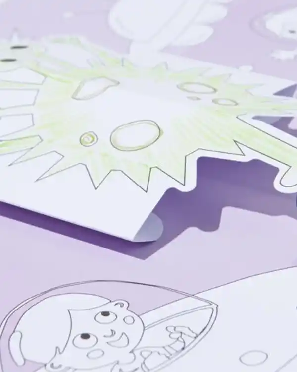 Bild 3 von Pop-up-Malbuch, Weltraum, 27 x 19 cm