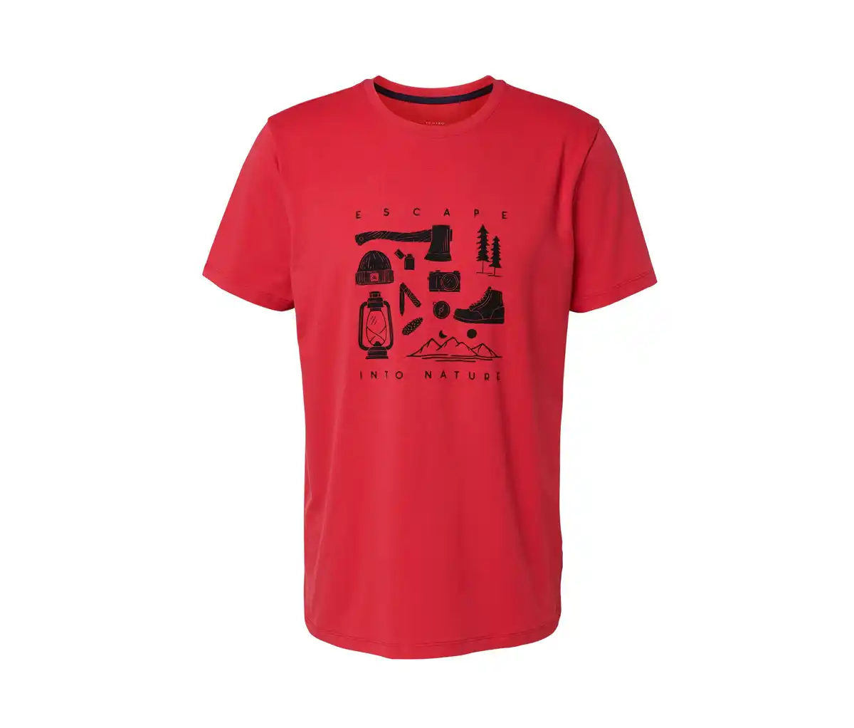 Bild 1 von T-Shirt mit Print, rot