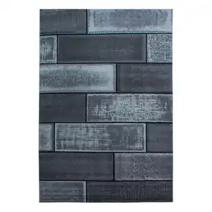 Webteppich Plus Schwarz ca. 240x340cm, Schwarz