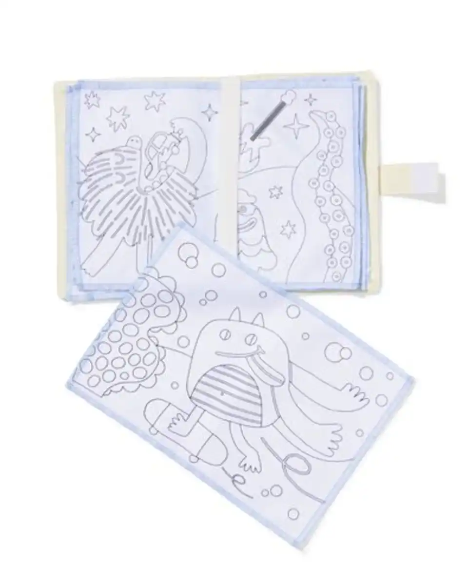 Bild 2 von abwaschbares Stoff-Malbuch