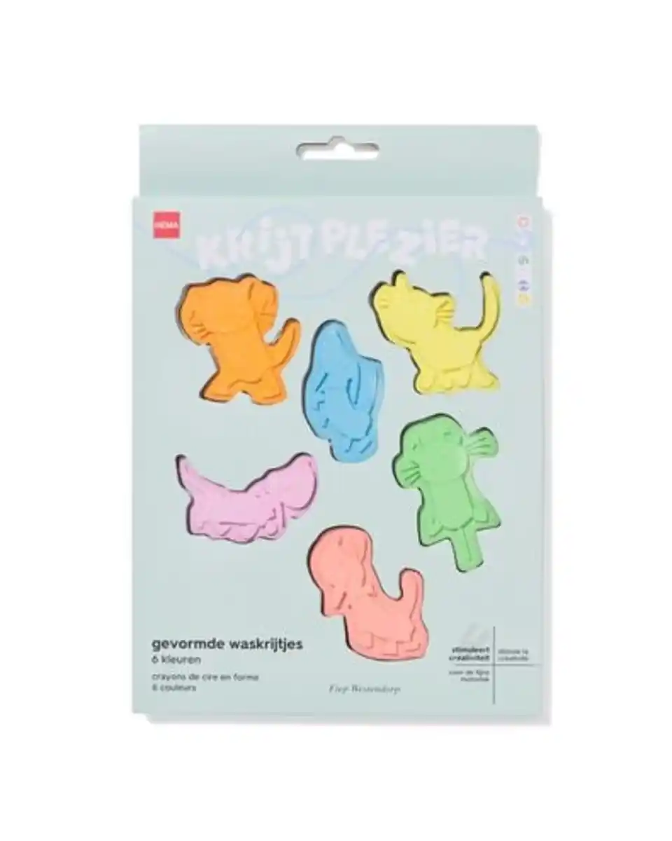 Bild 1 von Takkie und Siepie, geformte Wachsmalstifte – 6 Stück