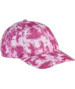 Kappe Batik, pink/weiß