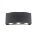 Bild 1 von LED-Wandleuchte Carlo in Anthrazit max. 6,5 Watt Wandlampe, Anthrazit