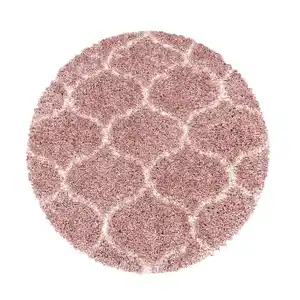 Webteppich Salsa Rosa Ø ca. 80cm, Rosa