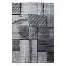 Bild 1 von Flachwebeteppich Parma Schwarz ca. 140x200cm, Schwarz
