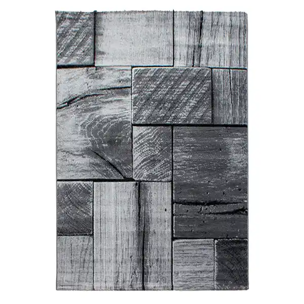 Bild 1 von Flachwebeteppich Parma Schwarz ca. 140x200cm, Schwarz