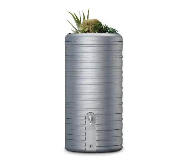 Bild 1 von Garantia 2-in-1-Regentonne-Komplett-Setet »Nordic«, ca. 300 l, steingrau