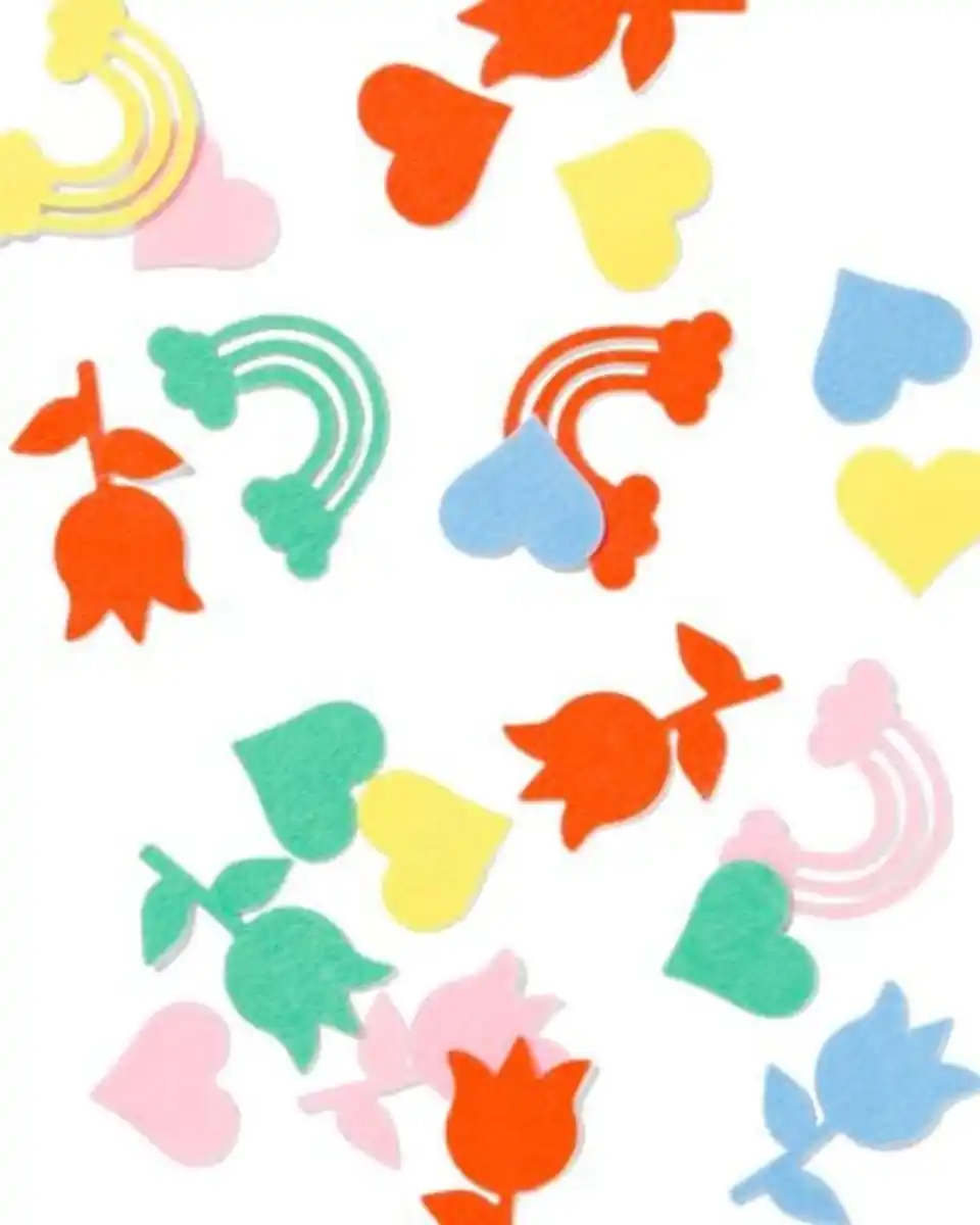 Bild 1 von 90er-Pack Filzaufkleber