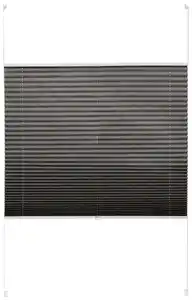 Plissee Light Grau ca. 90x210cm, Grau