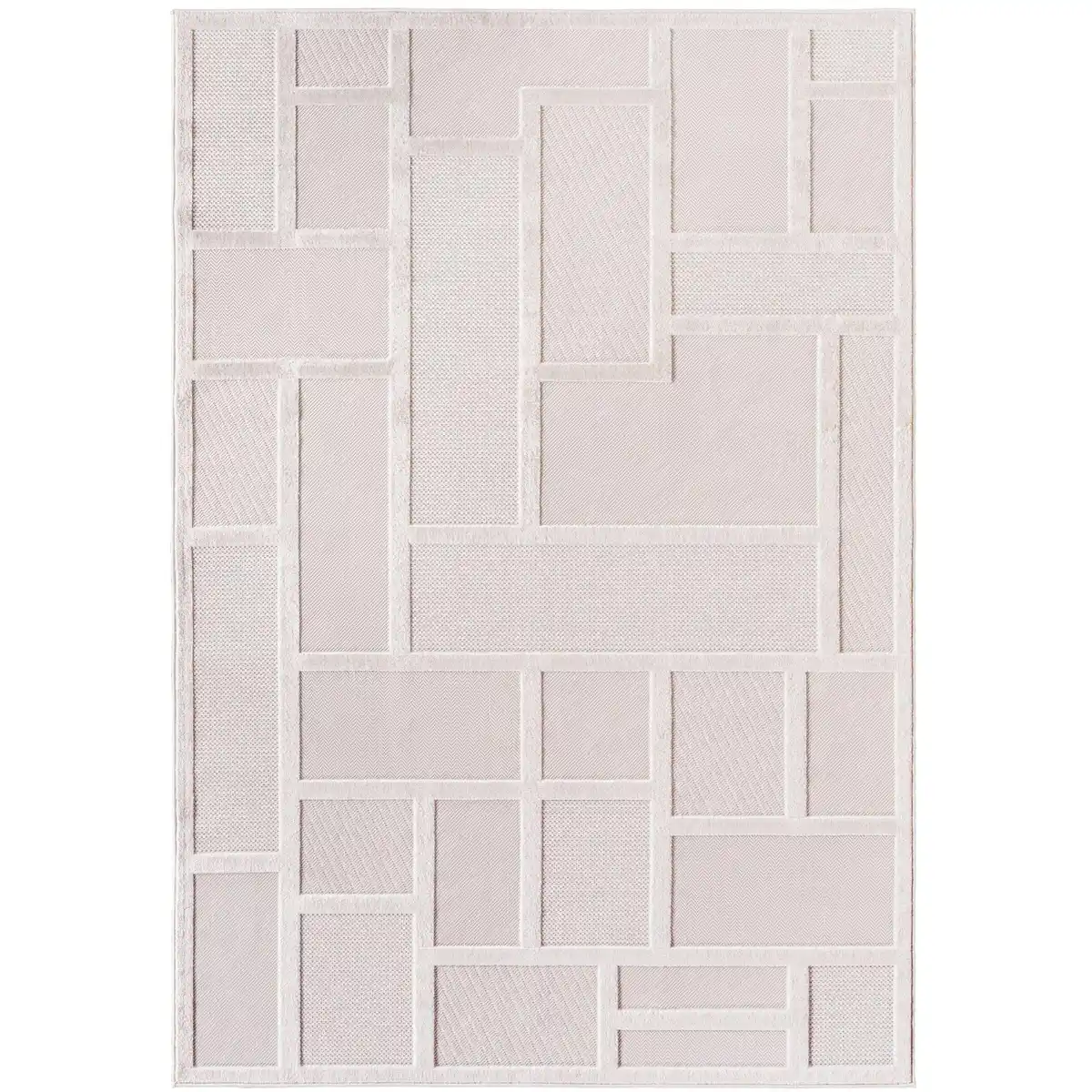 Bild 1 von Flachwebeteppich Doha Creme ca. 80x150cm, Creme