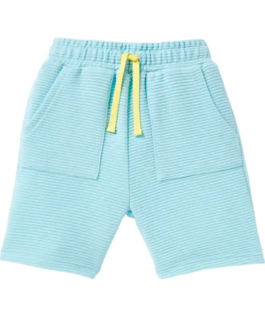 Bild 1 von Strukturierte Shorts, aqua