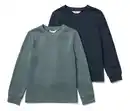 Bild 1 von 2 Kinder-Sweatshirts mit angerauter Innenseite, blau und salbei