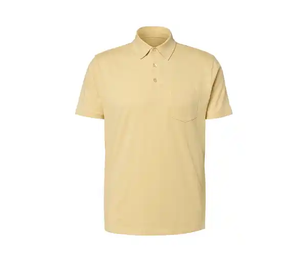 Bild 1 von Jersey-Poloshirt, gelb meliert