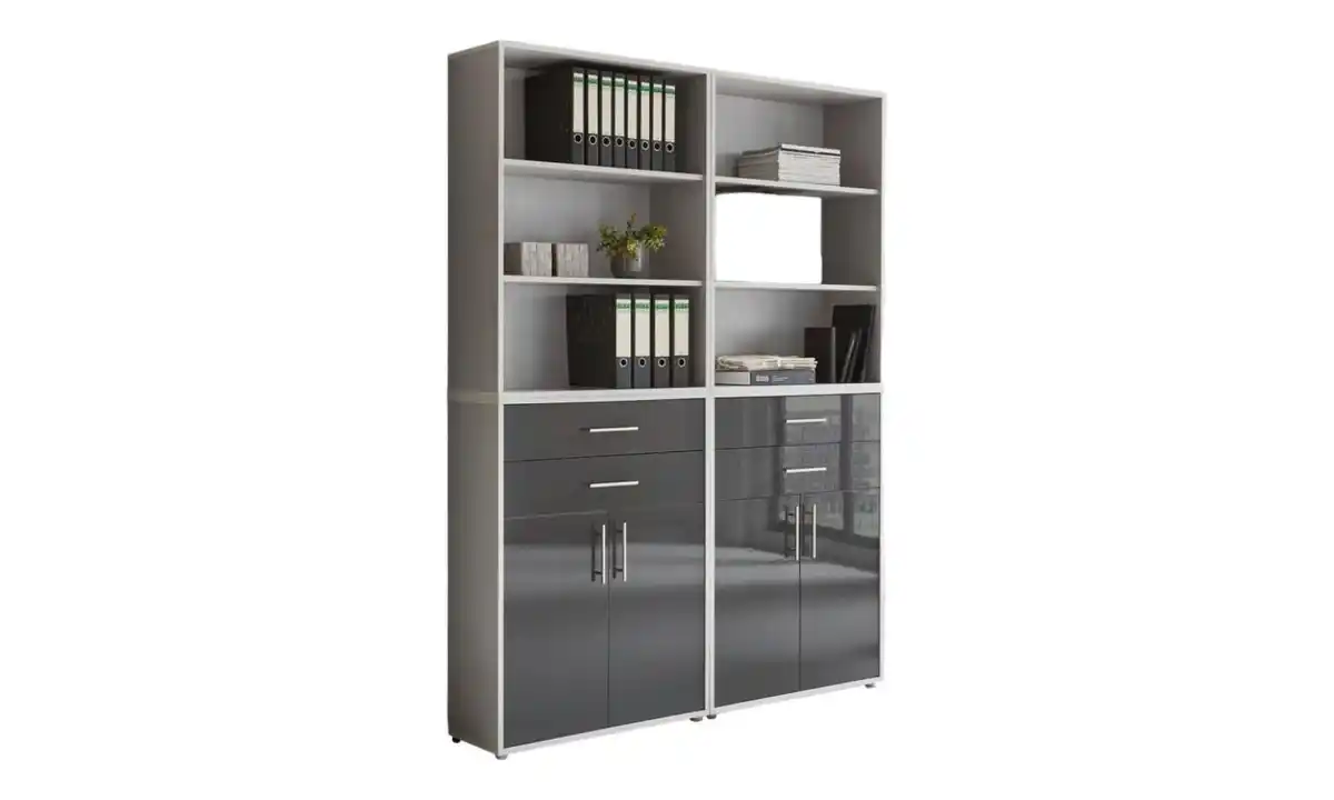 Bild 1 von Aktenschrank Office Edition Sw Set 20 Grau, Grau, Anthrazit Hochglanz