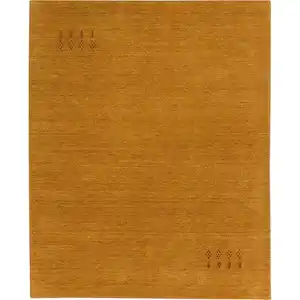 Cazaris Wollteppich Katalog 01/2021 Indien, Orange, Dunkelgelb, Bernstein, Currygelb, Textil, orientalisch, rechteckig, 60x90 cm, für Fußbodenheizung geeignet, in verschiedenen Größen erhältlich