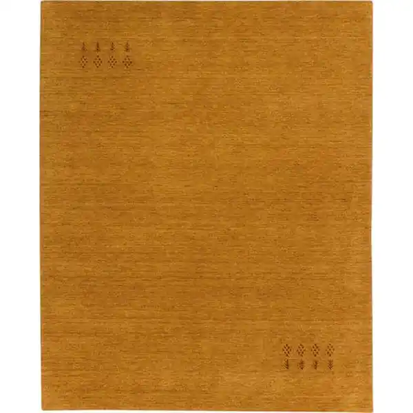Bild 1 von Cazaris Wollteppich Katalog 01/2021 Indien, Orange, Dunkelgelb, Bernstein, Currygelb, Textil, orientalisch, rechteckig, 60x90 cm, für Fußbodenheizung geeignet, in verschiedenen Größen erhältlich