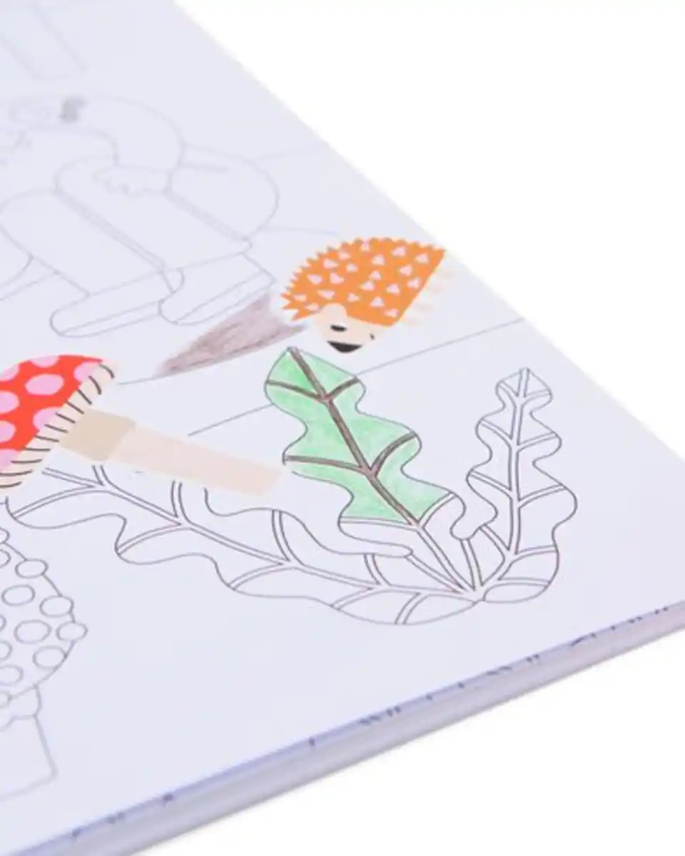 Bild 3 von Malbuch mit Aufklebern A5 Waldtiere