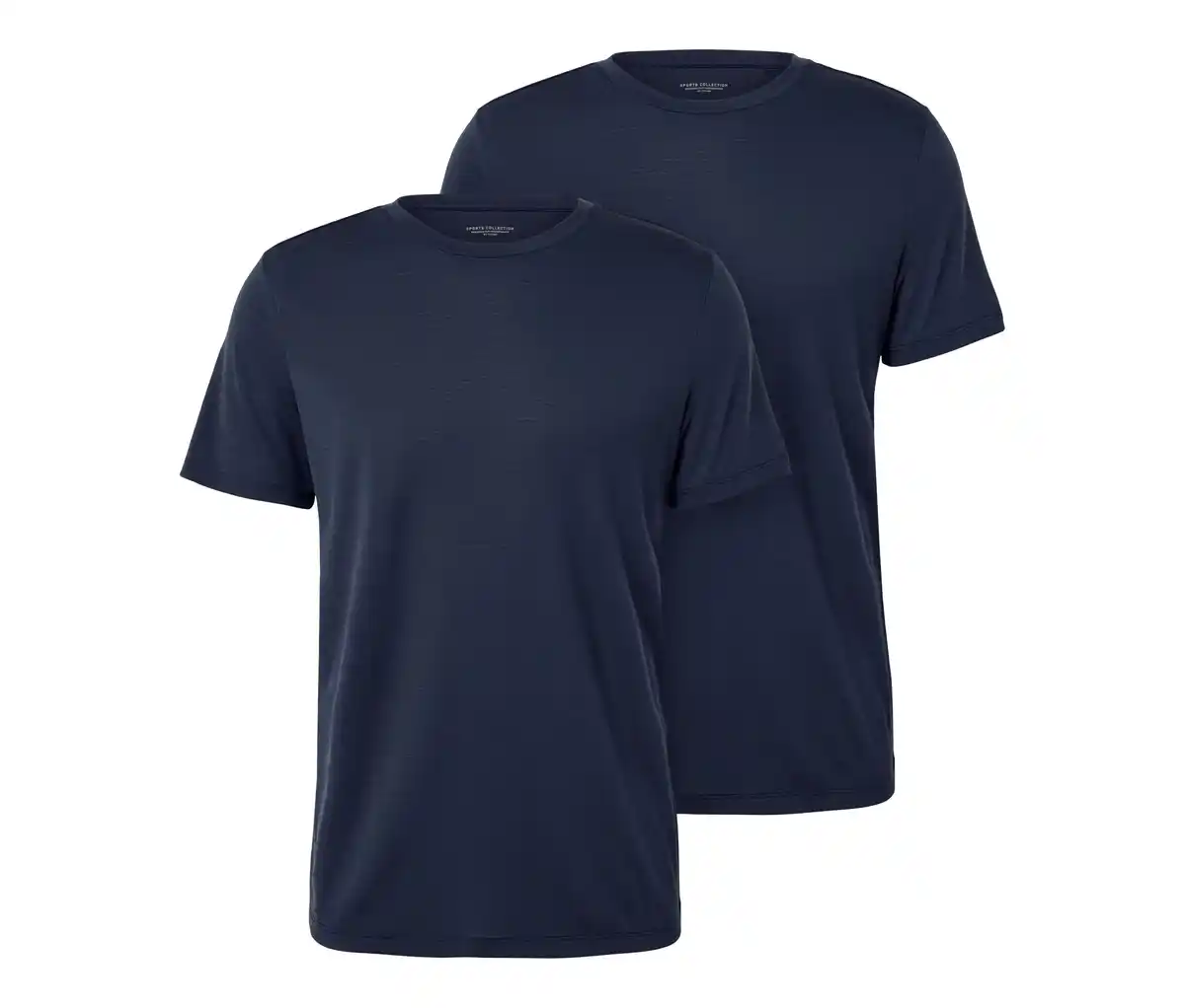 Bild 1 von 2 T-Shirts mit Merinowolle. blau