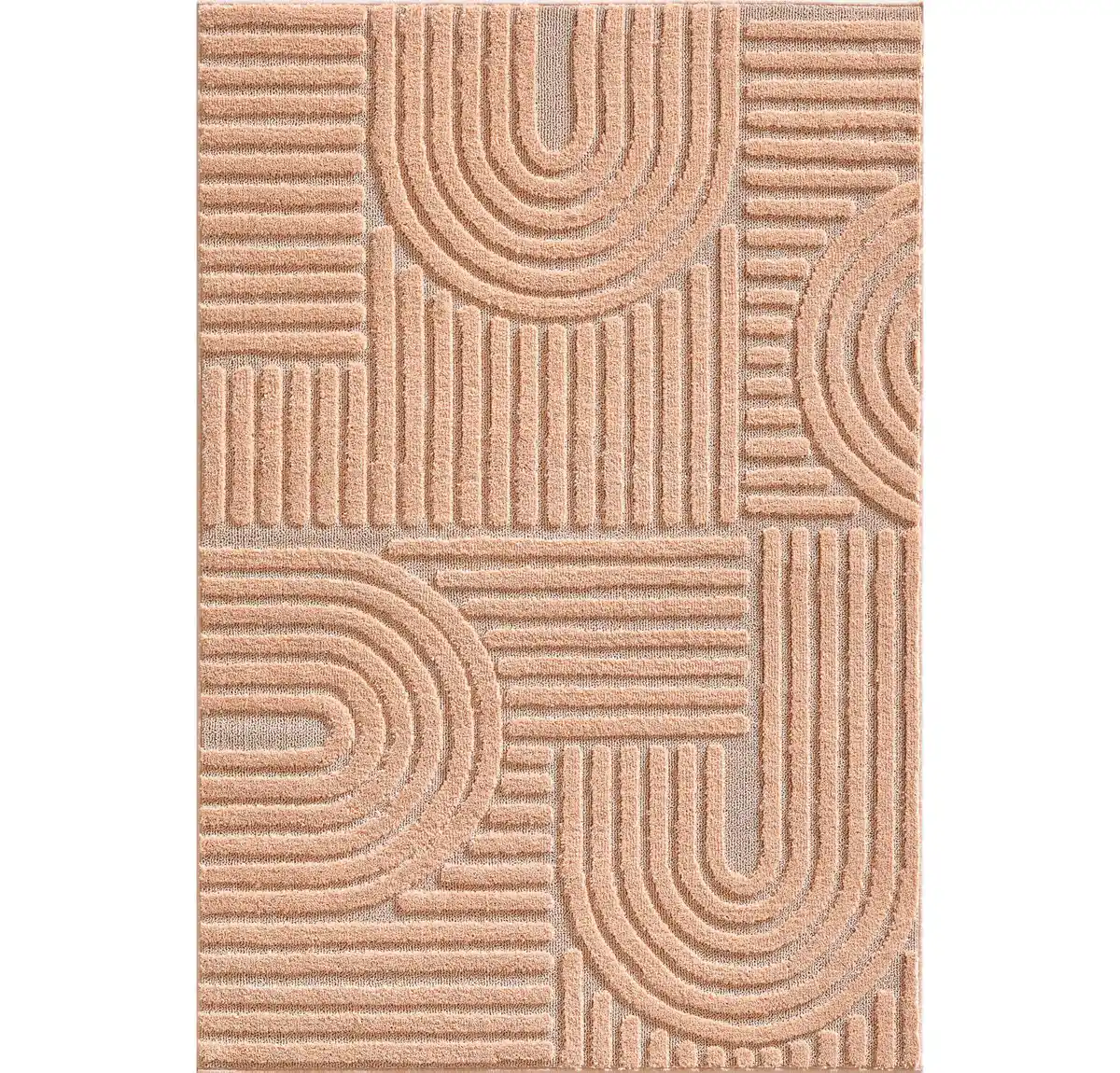 Bild 1 von Hochflorteppich Boho Rosa ca. 60x110cm, Rosa