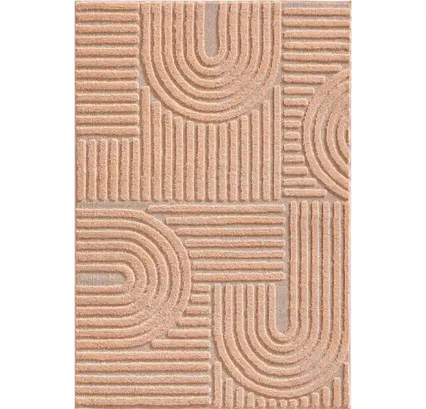 Bild 1 von Hochflorteppich Boho Rosa ca. 60x110cm, Rosa