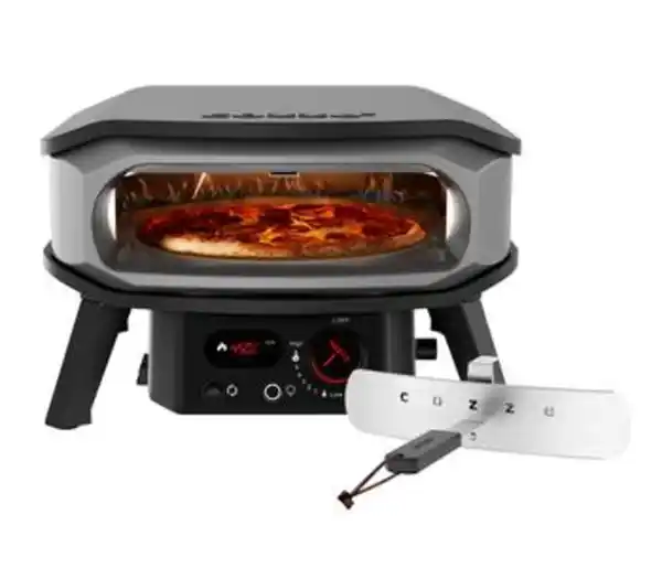 Bild 1 von Cozze Gas-Pizzaofen Premium Rotate 34 cm (13"), mit Thermometer inkl. Pizzastein, ca. B53/H32/T56 cm