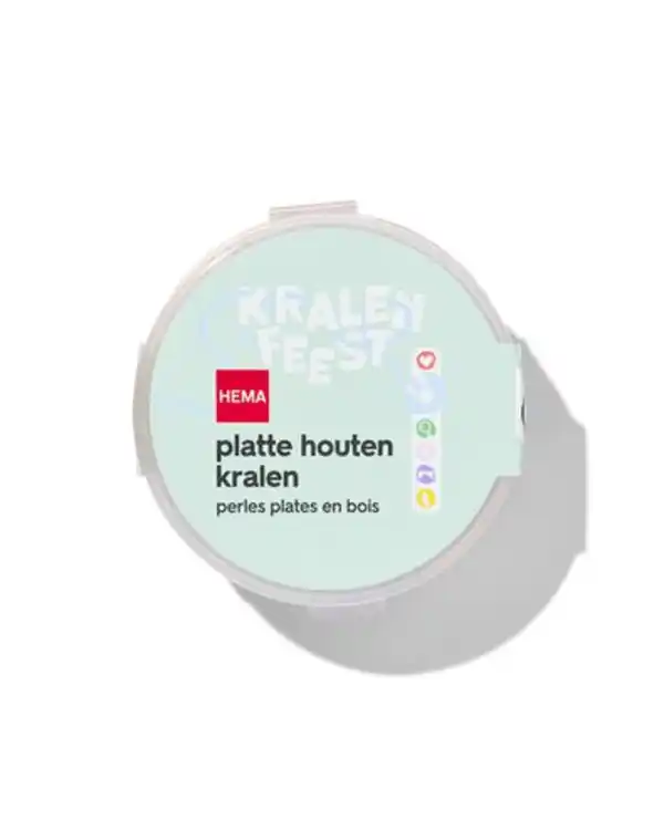 Bild 3 von Perlenmix Holz flach