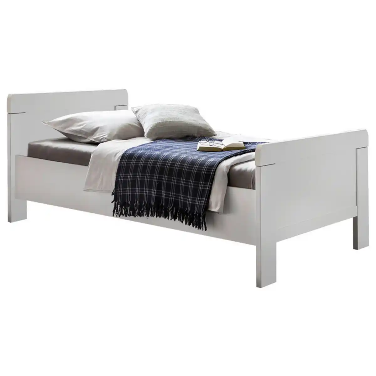 Bild 1 von Mid.you Bett Wimex Nadja, Weiß, 100x200 cm, in verschiedenen Größen erhältlich, für Lattenrost geeignet, Schlafzimmer, Betten, Einzelbetten