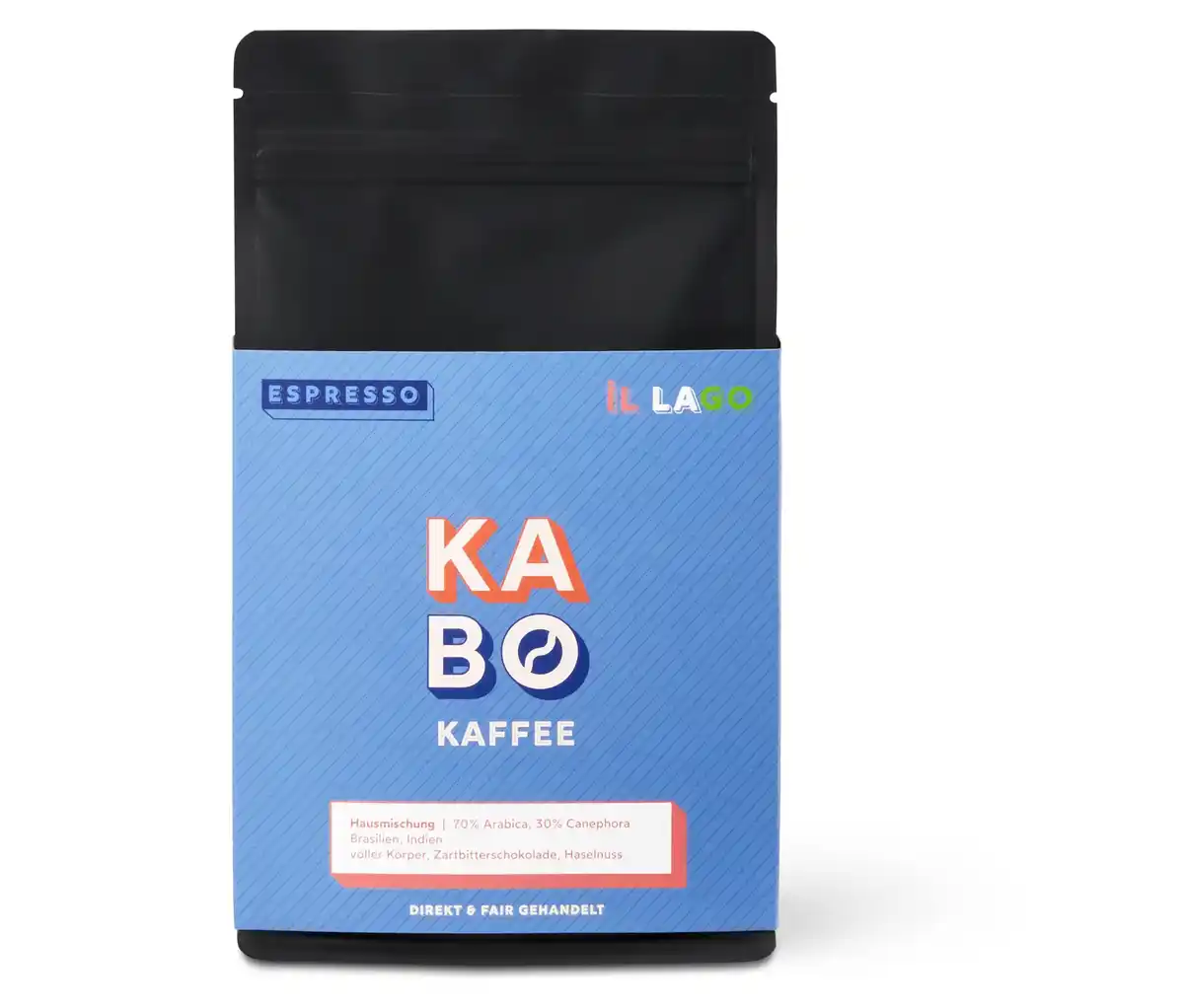 Bild 1 von KABO - il Lago Espresso - 250 g Ganze Bohne