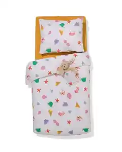 Kleinkind-Bettbezug 120×150 cm, weiche Baumwolle, Meereswelt