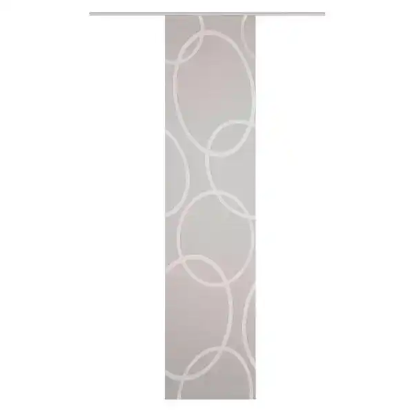 Bild 1 von Xxxl Flächenvorhang Pinalo, Grau, Textil, Kreise, 60x245 cm, mit Beschwerungsstab, Paneelwagen, Wohntextilien, Gardinen & Vorhänge, Schiebegardinen