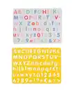 Bild 1 von Zeichenschablone, Zahlen und Buchstaben